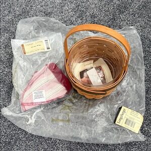 Longaberger Brown Woven Basket Set